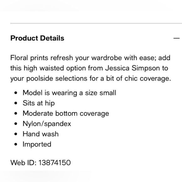 Jessica Simpson Floral Rendezvous
High Waisted Swim Bottoms - Flax Multi Large - Picture 6 of 8